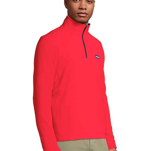 Shirts Mens Lands End Quarter Zip Fleece Jacket 2xlt Poshmark